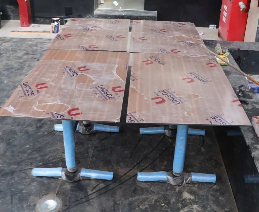 Solid surface area for gym changing room in 6th of October Cairo
