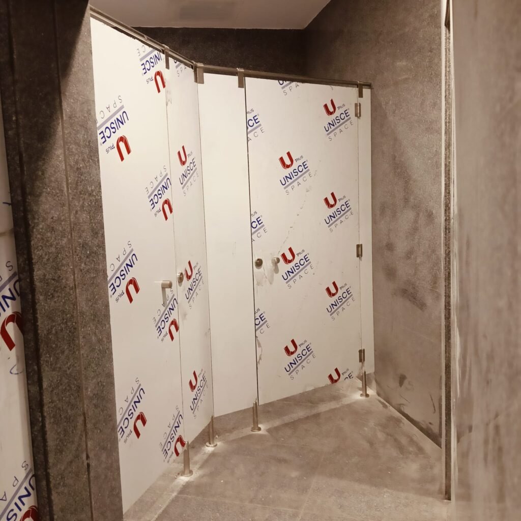 UNISCE compact HPL panel against a marble wall in a Cairo House project